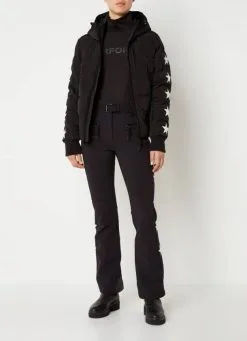 Airforce Aspen Star High Waist Flared Fit Skibroek Met Ceintuur -Ski Broek Winkel airforce aspen star high waist flared skibroek met ceintuur 1677546