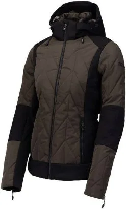 Falcon Ski Jack Raven Olijfgroen/zwart -Ski Broek Winkel falcon 5457476