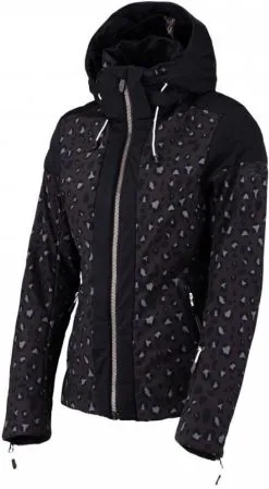 Falcon Ski Jack Judith Zwart/bruin