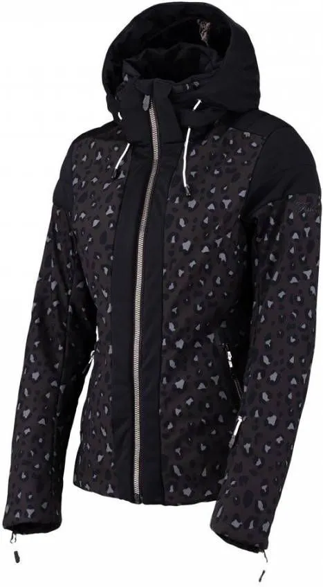 Falcon Ski Jack Judith Zwart/bruin 3 Falcon Ski Jack Judith Zwart/bruin