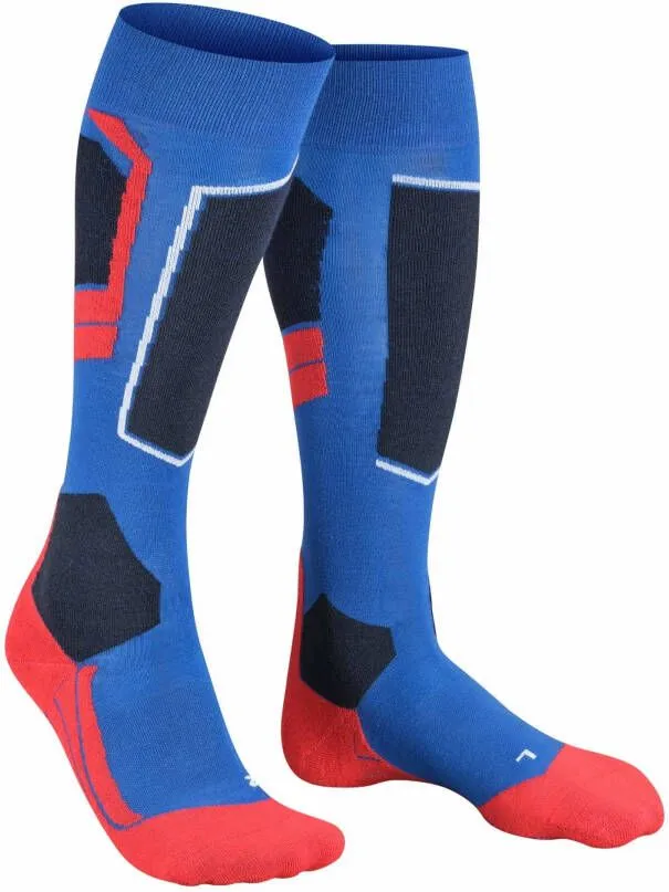 Falke SK4 Sok Blauw/Rood 3 Falke SK4 Sok Blauw/Rood