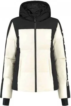 Nikkie Logo SKI Jacket N 4 320 2205 Cream , Wit, Dames