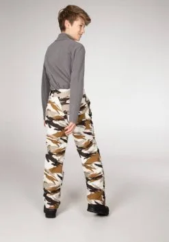 Protest Adrian JR Skibroek Kids Beige/Bruin -Ski Broek Winkel protest adrian jr snowpants 6426118
