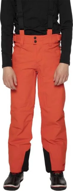 Protest Bork Skibroek Rood/oranje Kinderen -Ski Broek Winkel protest bork skibroek junior 185136