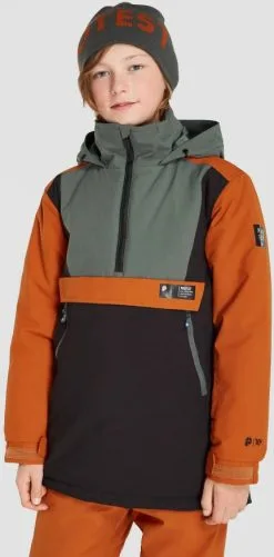 Protest Prtisaact Anorak Ski Jas Groen Kinderen -Ski Broek Winkel protest prtisaact anorak ski jas groen kinderen 38036