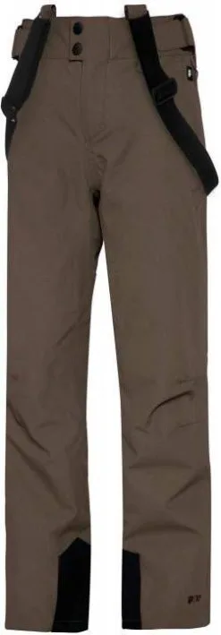 Protest Bork Skibroek Junior Donkerkaki -Ski Broek Winkel protest skibroek bork olijfgroen 3603885