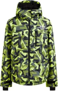 WE Fashion Alphard Ski Jack Groen/geel/zwart -Ski Broek Winkel we fashion alphard ski jack groengeelzwart 5452196