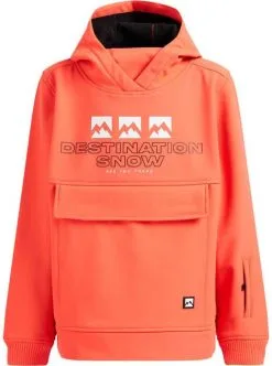 WE Fashion Deneb Gewatteerd Anorak Koraaloranje -Ski Broek Winkel we fashion deneb gewatteerd anorak koraaloranje 5510650