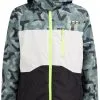 WE Fashion Alphard Ski Jack Groen/wit/zwart